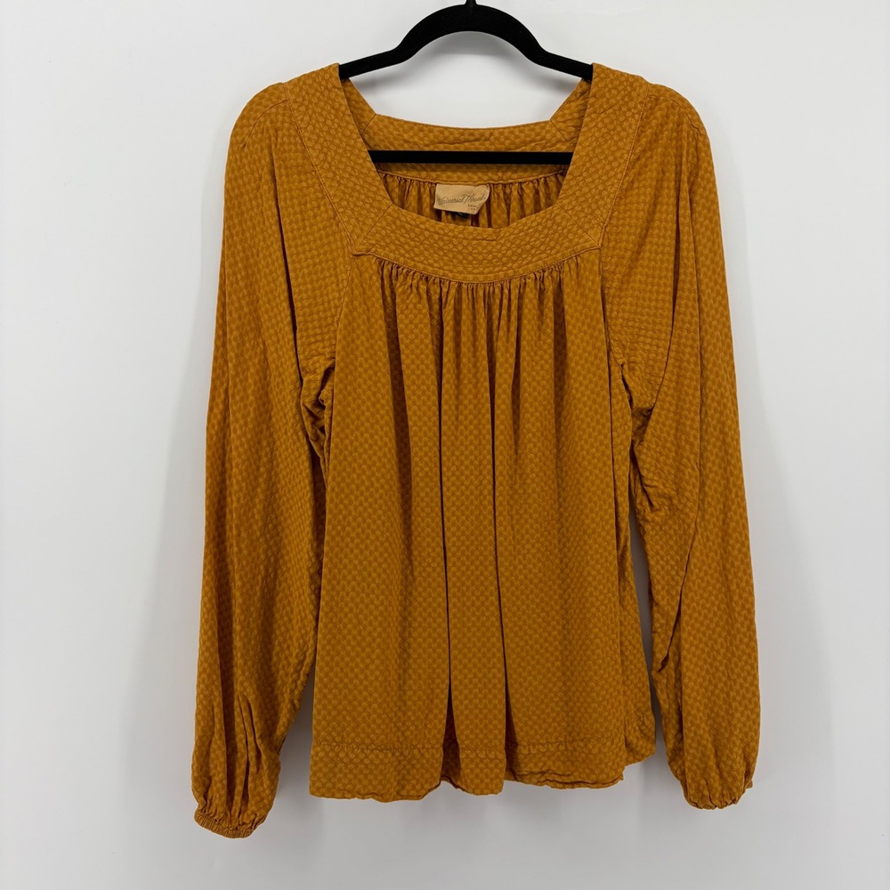 Universal Thread Long Sleeve Square Neck Textured… - image 1